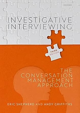 و دانلود نسخه کامل کتاب زبان اصلی Investigative Interviewing: The Conversation Management Approach PDF | دانلود کتاب خارجی