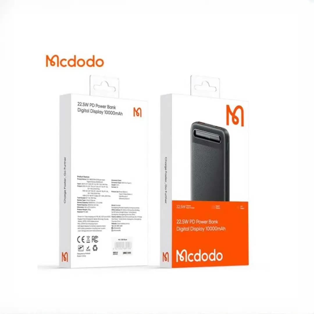 پاوربانک 22.5 وات ظرفیت 10000 مک دودو مدل MC-388 — تصویر ۲