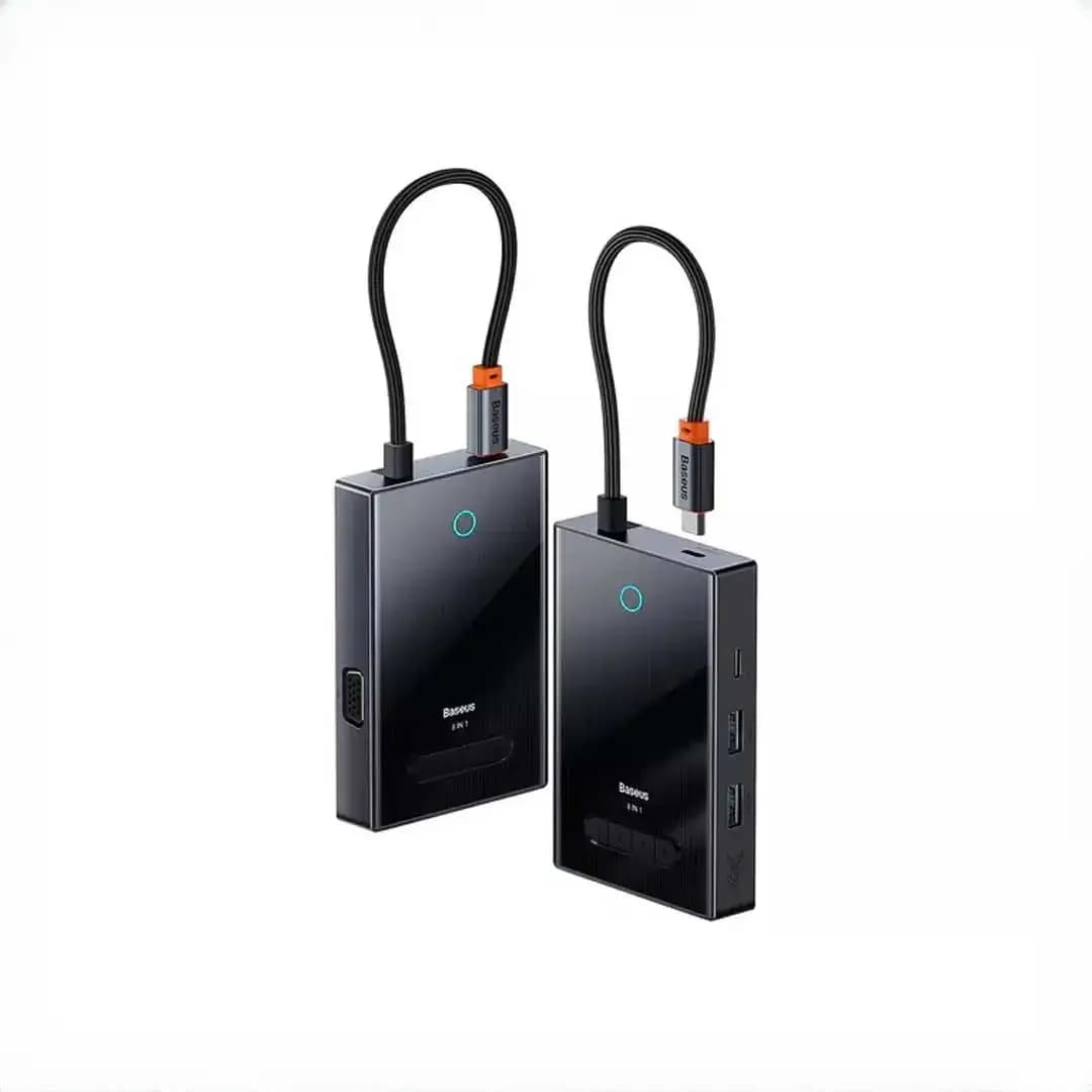 هاب تایپ سی 8 پورت بیسوس BS-OH082 WKYY030413 — تصویر ۳