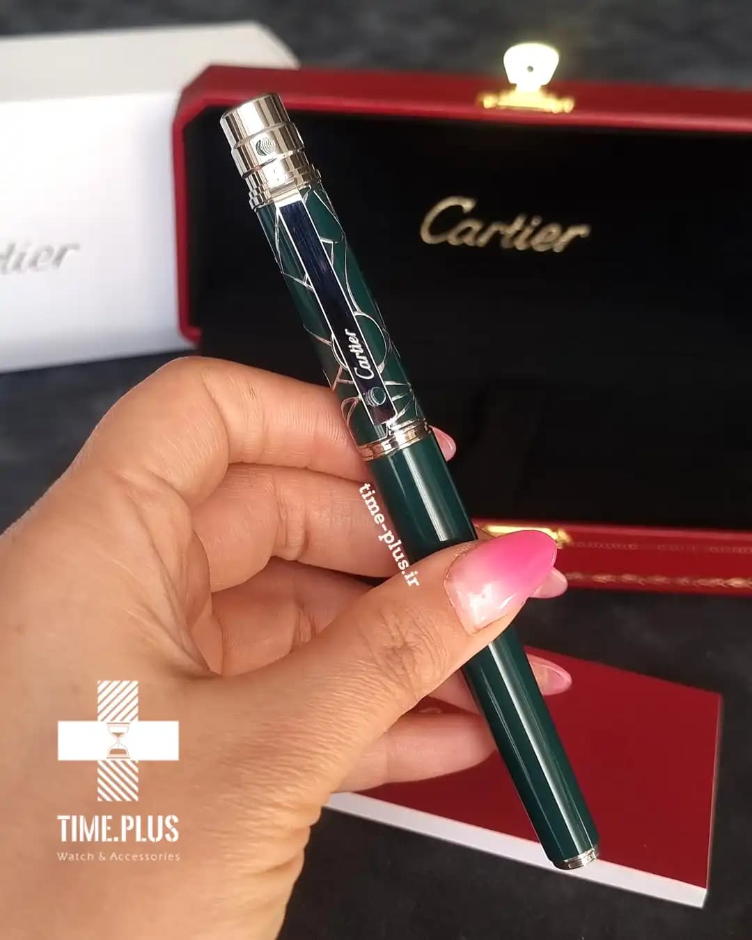 خودکار کارتیه پاشا سبز مستر کپی — تصویر ۵