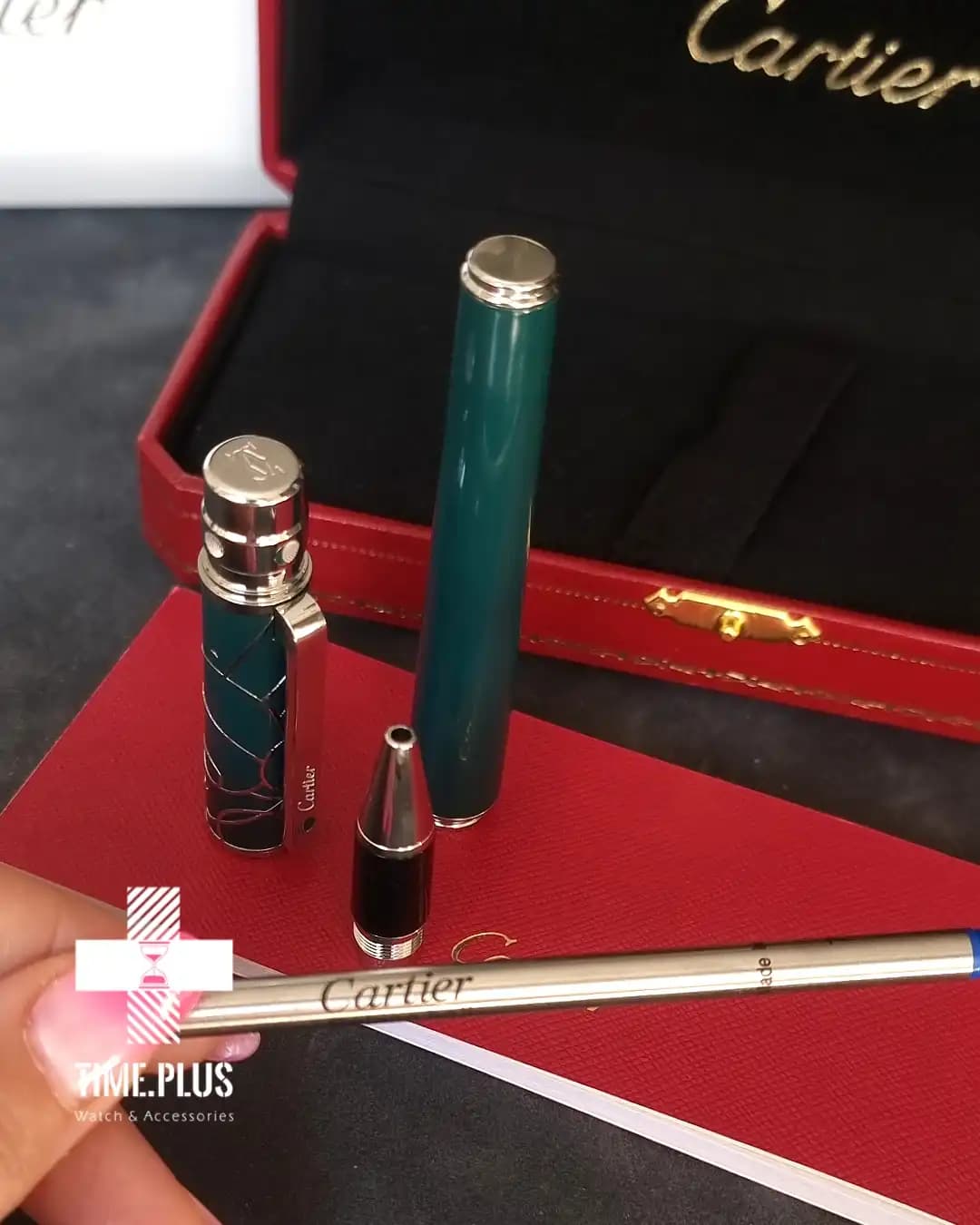 خودکار کارتیه پاشا سبز مستر کپی — تصویر ۷