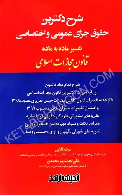 شرح دکترین حقوق جزای عمومی و اختصاصی(تفسیر ماده به ماده قانون مجازات اسلامی) — تصویر ۲