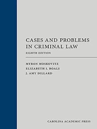 و دانلود نسخه کامل کتاب زبان اصلی Cases and Problems in Criminal Law, Eighth Edition PDF | دانلود کتاب خارجی
