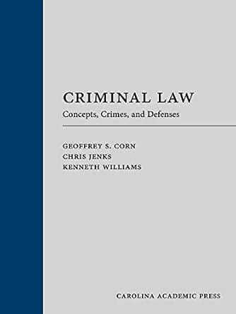 و دانلود نسخه کامل کتاب زبان اصلی Criminal Law: Concepts, Crimes, and Defenses PDF | دانلود کتاب خارجی