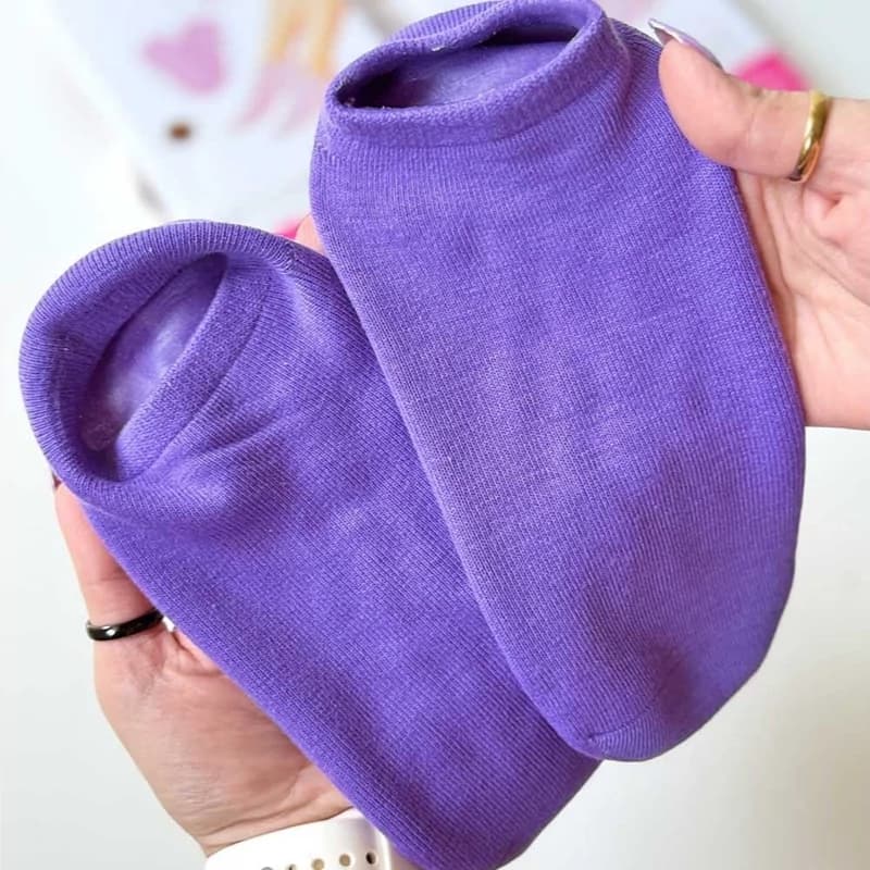 جوراب ژله ایی ترک پا SPA مدل SGS رنگ بنفش کد 1639546 کد B19821 — تصویر ۲