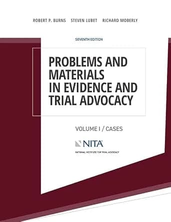 و دانلود نسخه کامل کتاب زبان اصلی Problems and Materials in Evidence and Trial Advocacy: Volume I / Cases (NITA) PDF | دانلود کتاب خارجی