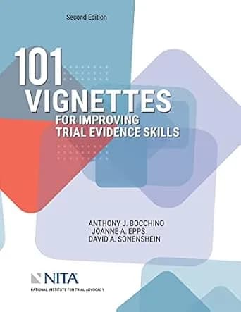 و دانلود نسخه کامل کتاب زبان اصلی 101 Vignettes for Improving Trial Evidence Skills (NITA) PDF | دانلود کتاب خارجی