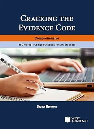 و دانلود نسخه کامل کتاب زبان اصلی Cracking the Evidence Code (Comprehensive): 300 Multiple Choice Questions for Law Students (Academic and Career Success Series) PDF | دانلود کتاب خارجی