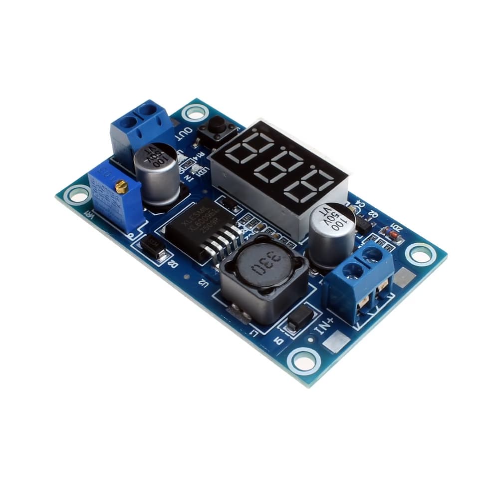 ماژول افزاینده ولتاژ LM2577 ظرفیت ۲.۵ آمپر با نمایشگر