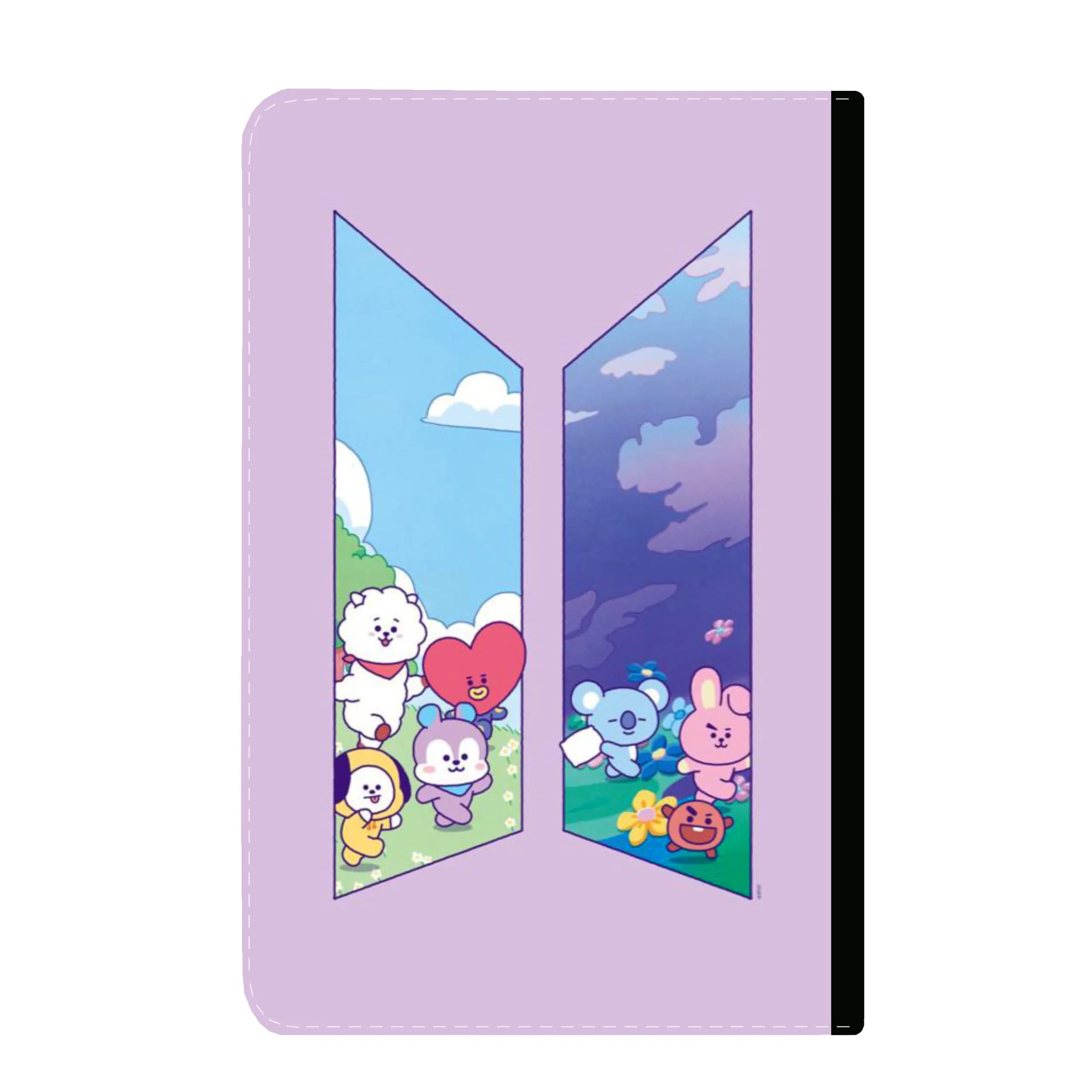 کلاسور طرح بی تی اس bt21 کارتونی کد 03
