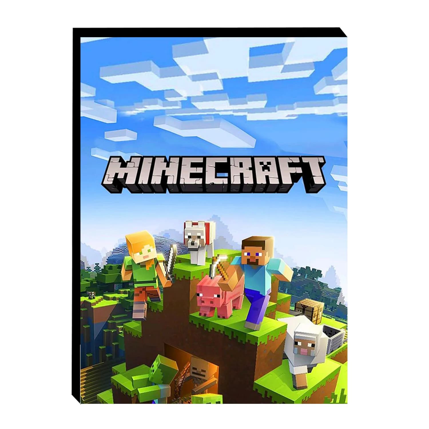 تابلو شاسی چوبی طرح minecraft کد 05