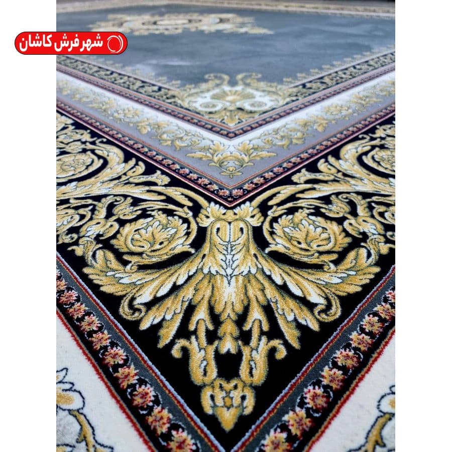 فرش سنگی 1200 شانه گل برجسته طرح ژینوس دودی — تصویر ۴