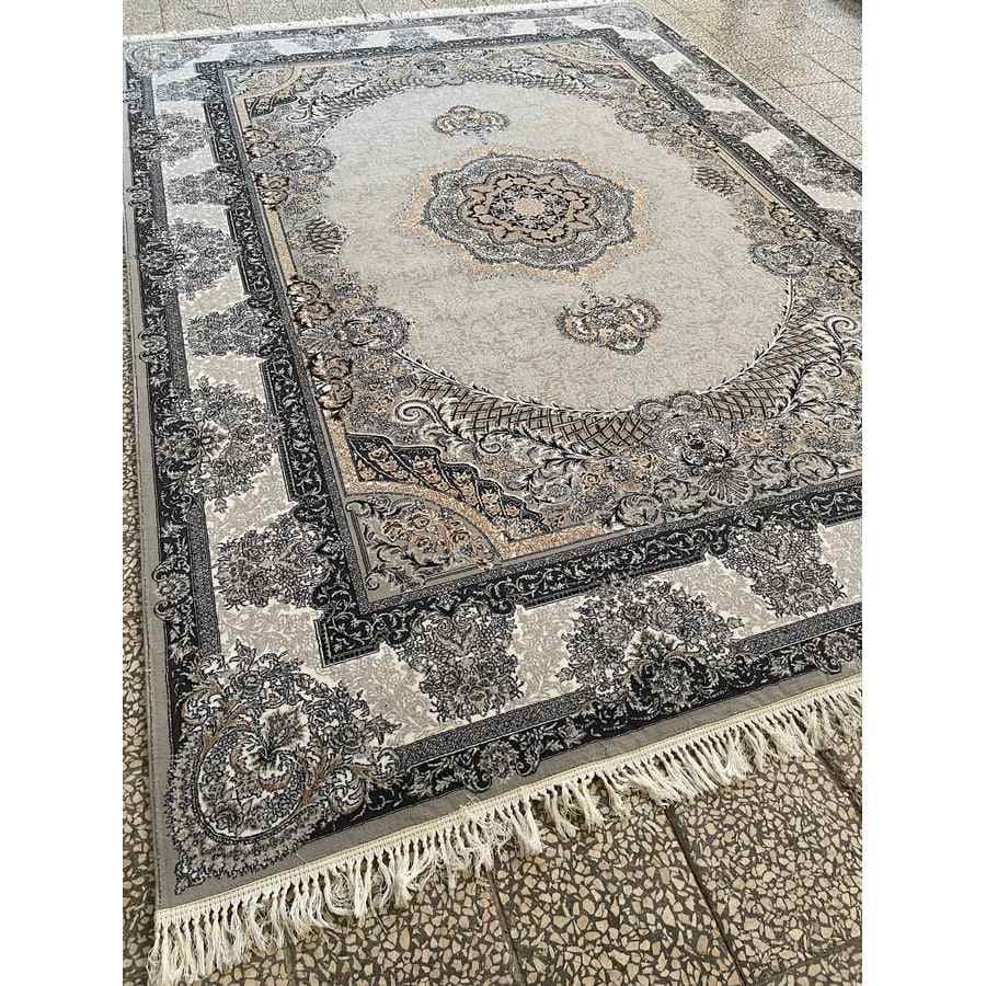 فرش طوسی 700 شانه طرح ژاکلین — تصویر ۳