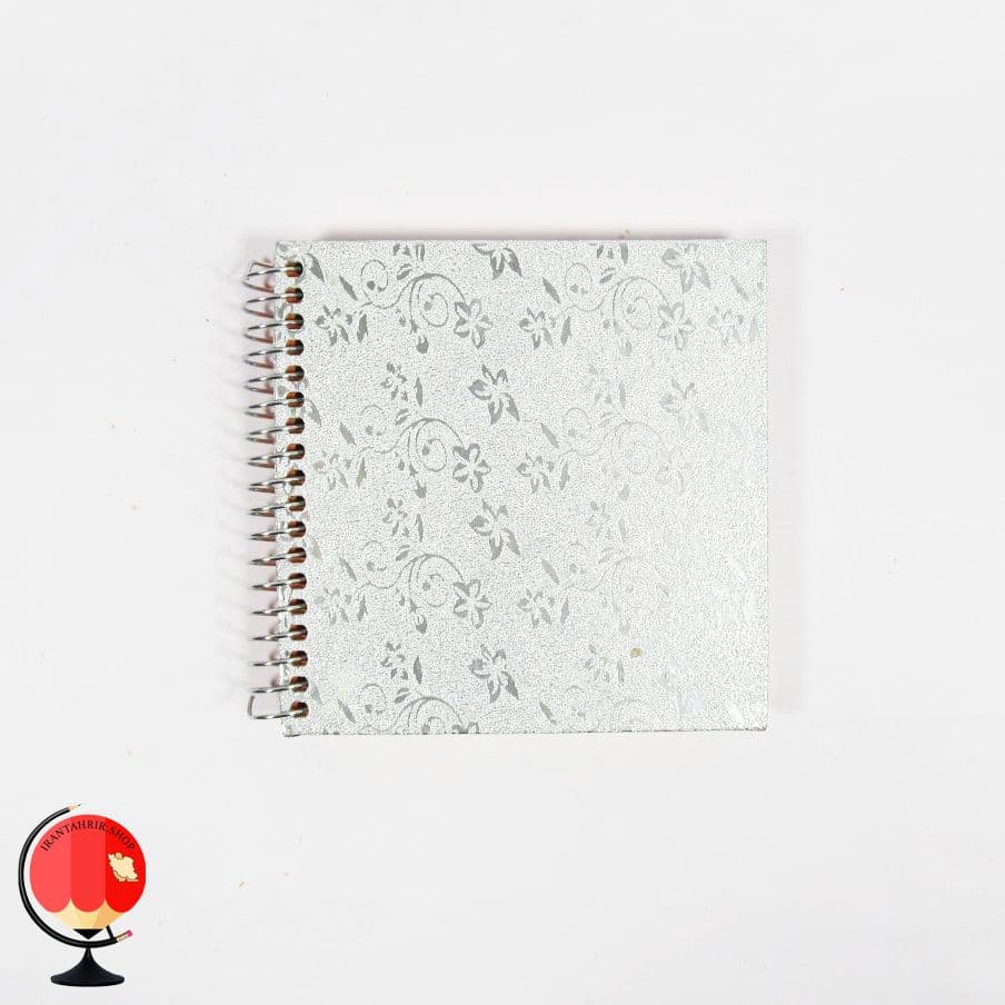 دفترچه یادداشت سیمی مربعی طوسی سانیاز — تصویر ۵