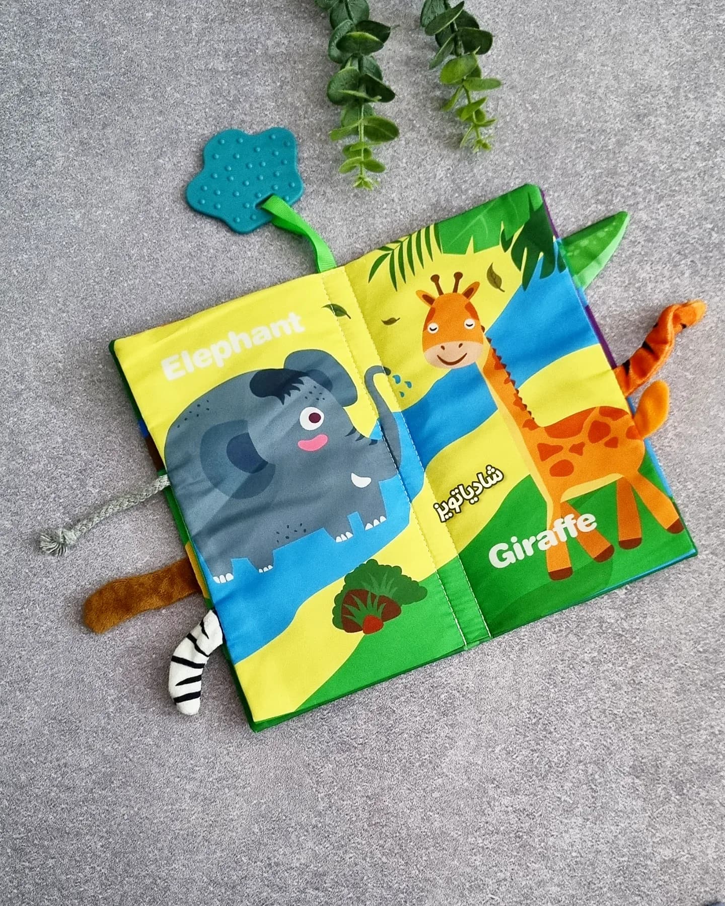 کتاب پارچه ای ۴صفحه ای جنگل — تصویر ۵