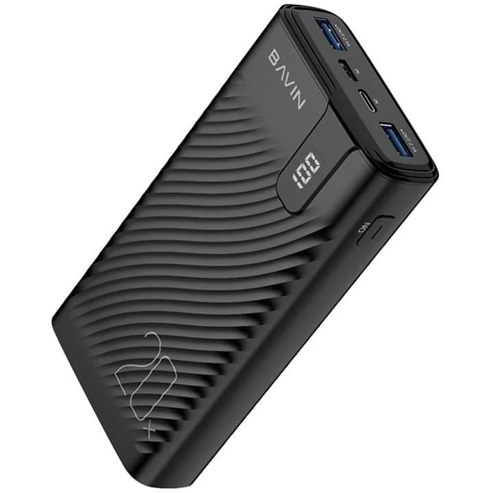 پاوربانک 20000 باوین Bavin Pc133s Portable Battery Charger Power bank توان 2.1 آمپر — تصویر ۵
