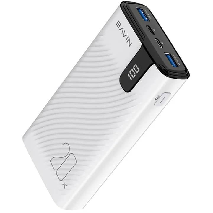 پاوربانک 20000 باوین Bavin Pc133s Portable Battery Charger Power bank توان 2.1 آمپر — تصویر ۴