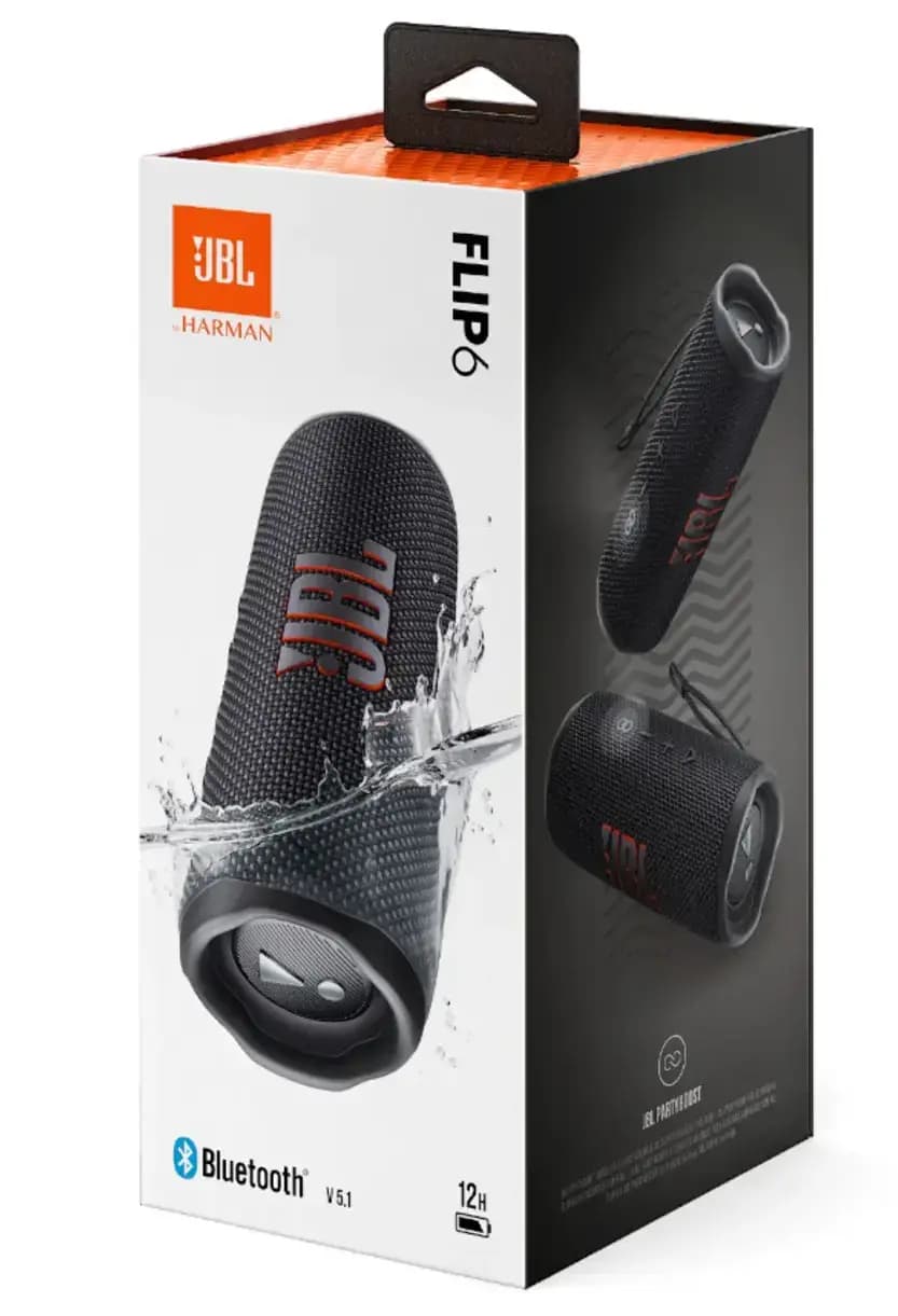 اسپیکر بلوتوثی قابل حمل اورجینال جی بی ال مدل JBL Flip 6 ا JBL Flip 6 original Portable bluetooth speaker — تصویر ۳