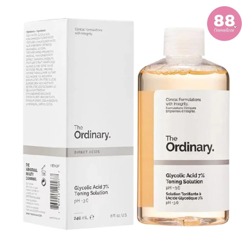 تونر گلیکولیک اسید اوردینری لایه بردار و روشن کننده مناسب انواع پوست حجم 240ml اورجینال