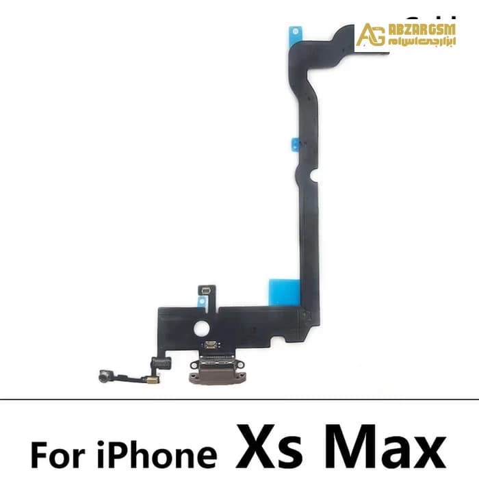 فلت شارژ روکاری آیفون XS MAX (رنگ گلد)