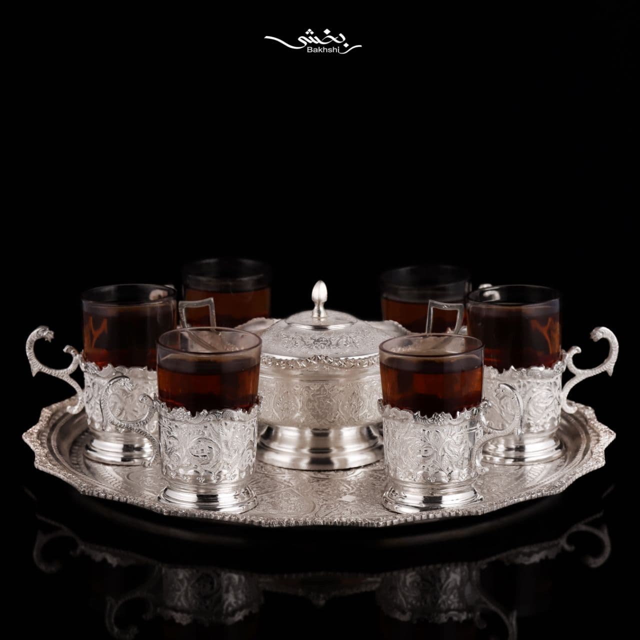 قندان نقره ترنج — تصویر ۷