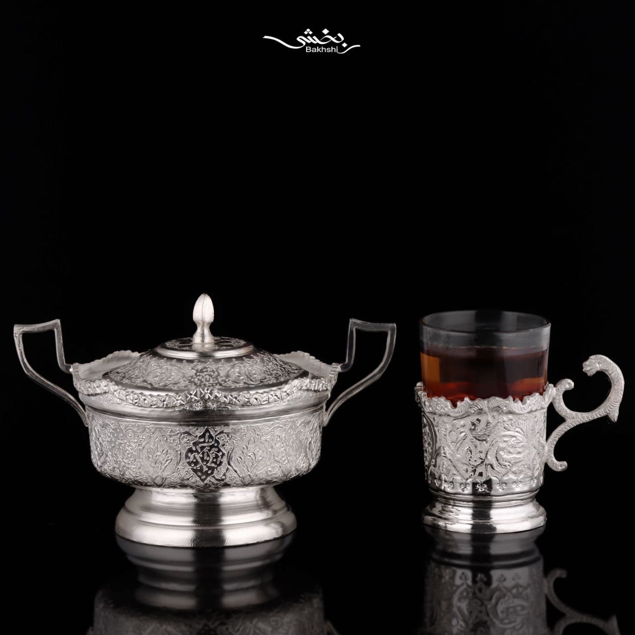 قندان نقره ترنج — تصویر ۲