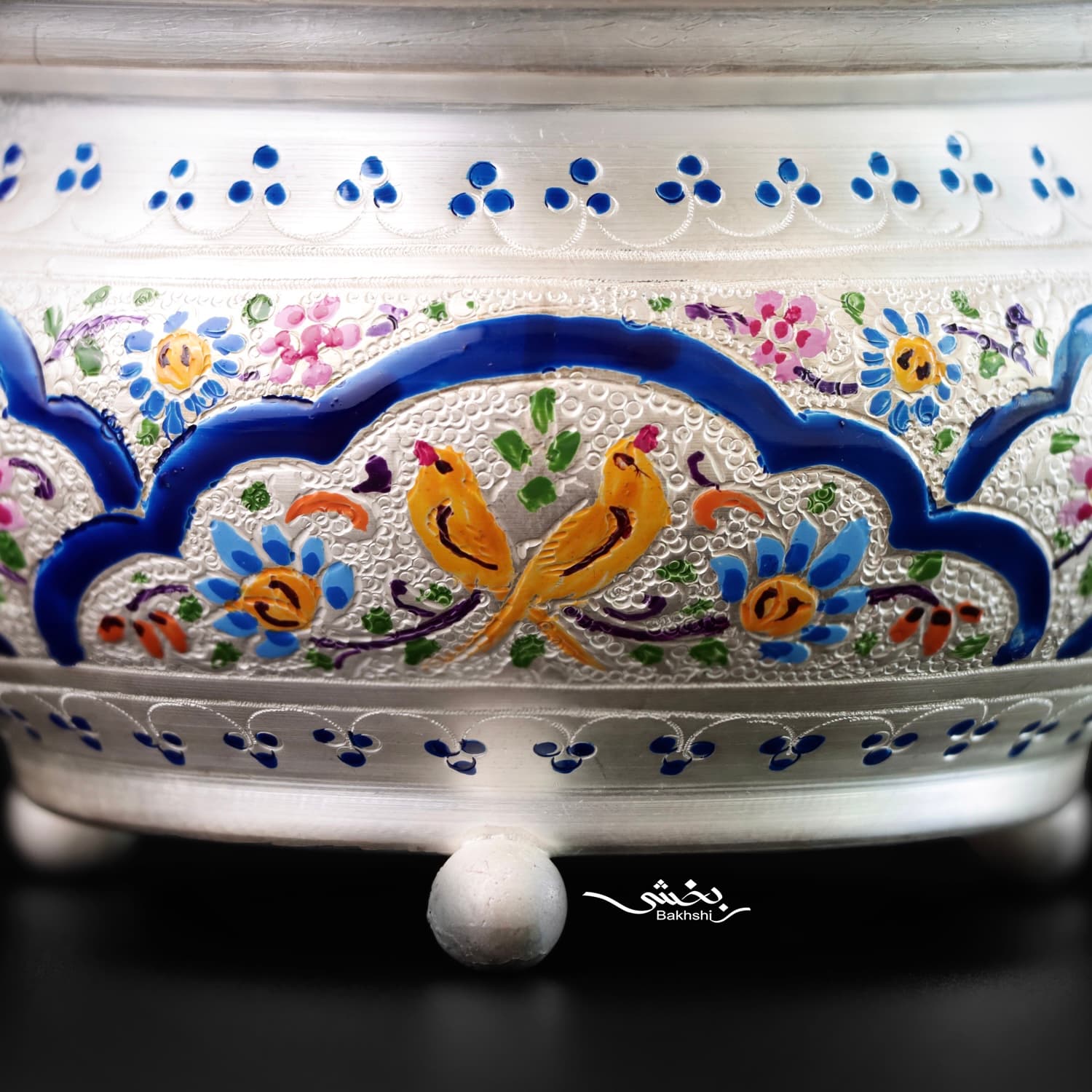 ست انگاره و قندان میناکاری اعلا — تصویر ۴