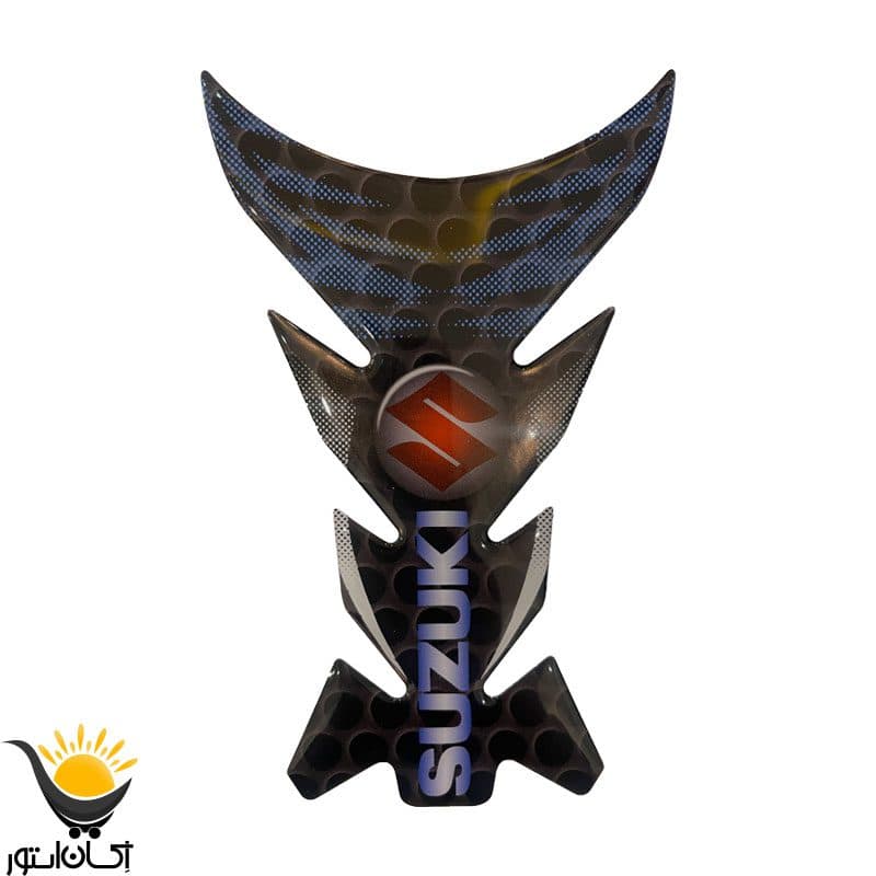 برچسب ژله ای باک موتورسیکلت سوزوکی Suzuki طرح لانه زنبوری