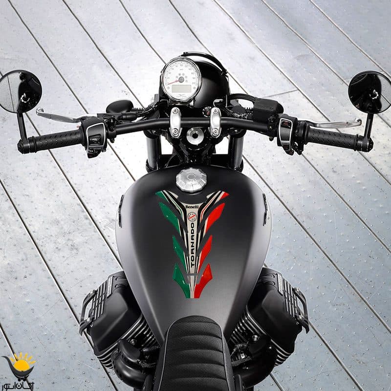 برچسب ژله ای باک موتور سیکلت بنلی Benelli طرح ایتالیا — تصویر ۲