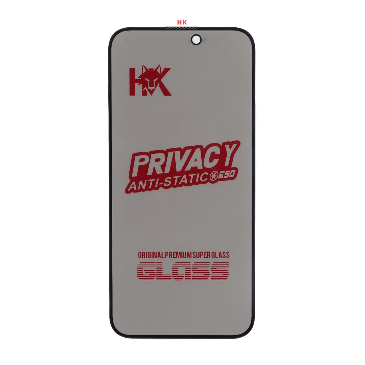 گلس و محافظ صفحه نمایش شیشه ای Anti Static – ESD HK Privacy مدل Apple iPhone 14 Pro Max