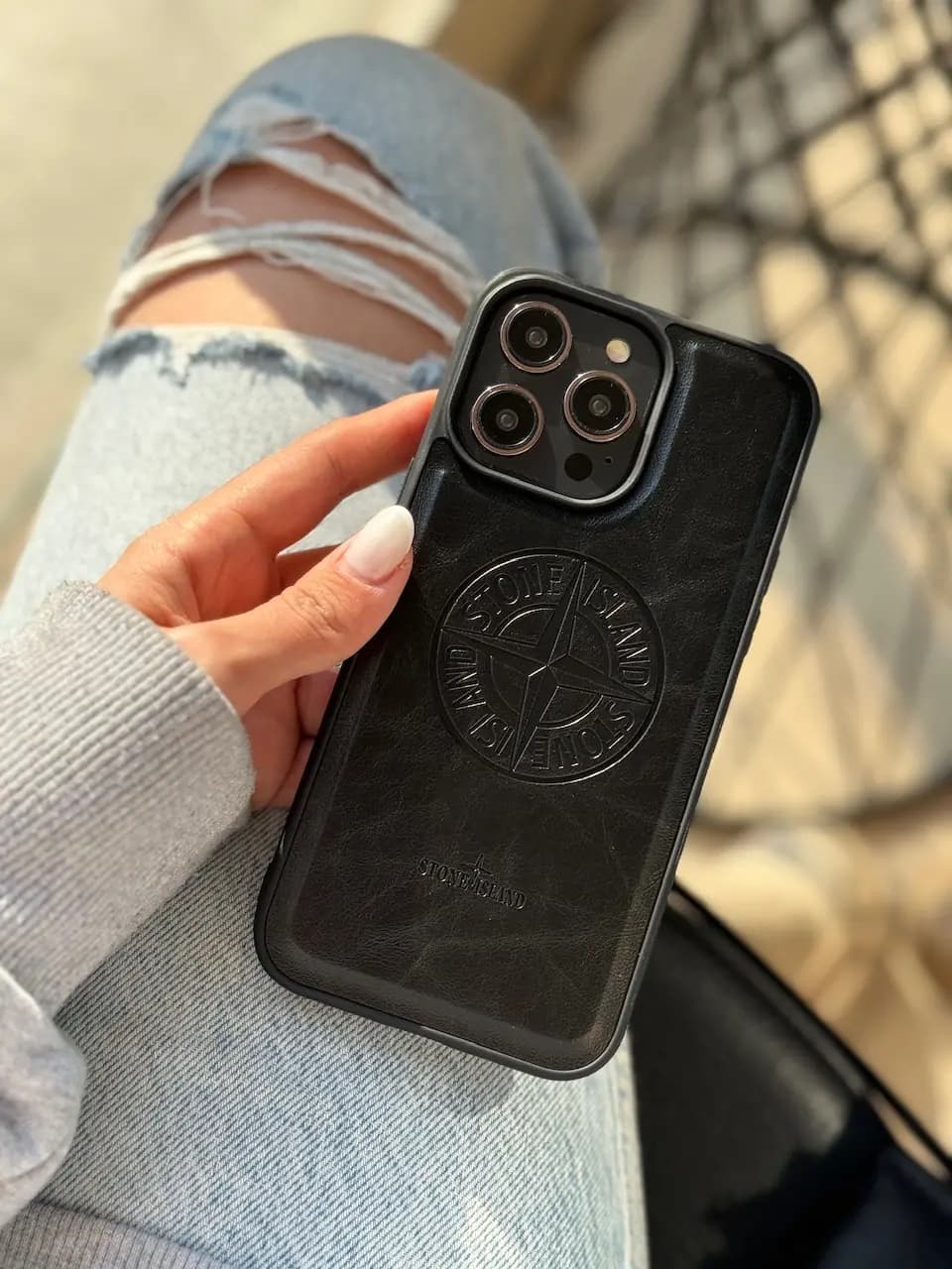 قاب Stone Island چرمی (کدC1634) — تصویر ۲