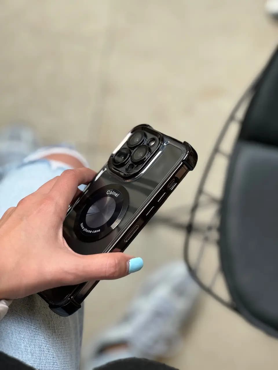 قاب ایربگ دار Magsafe با گلس لنز — تصویر ۷