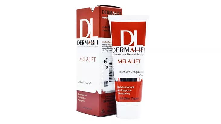 کرم روشن کننده قوی درمالیفت مدل Melalift Cream حجم 40 میلی لیتر
