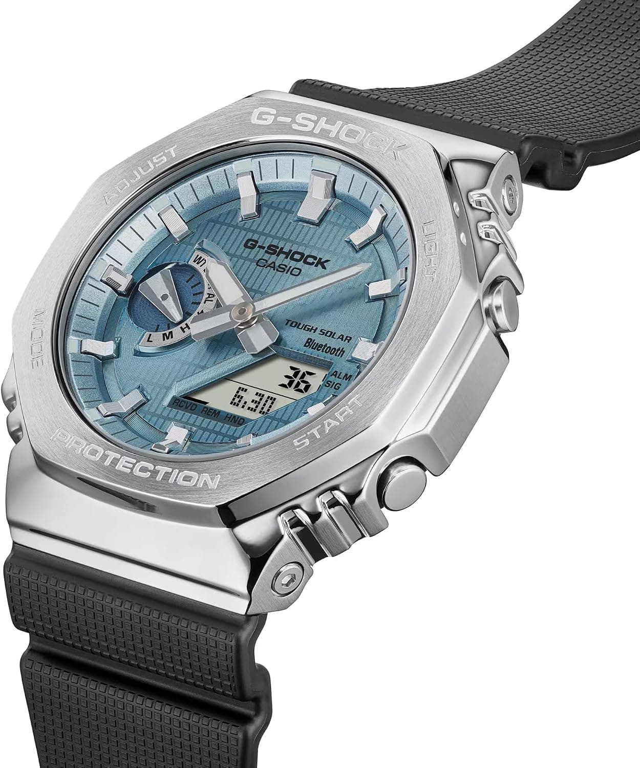 ساعت کوارتز دیجیتال آنالوگ مردانه کاسیو GBM-2100A-1A2ER | Casio — تصویر ۲