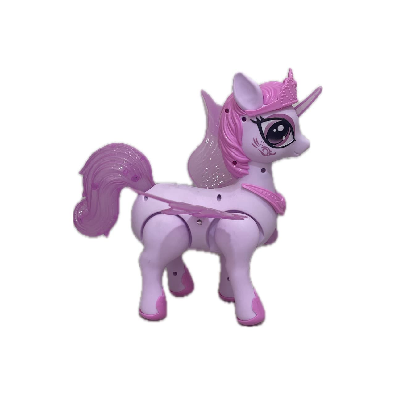 اسب تک‌شاخ موزیکال مدل Dream Unicorn با نورپردازی رنگی — تصویر ۳