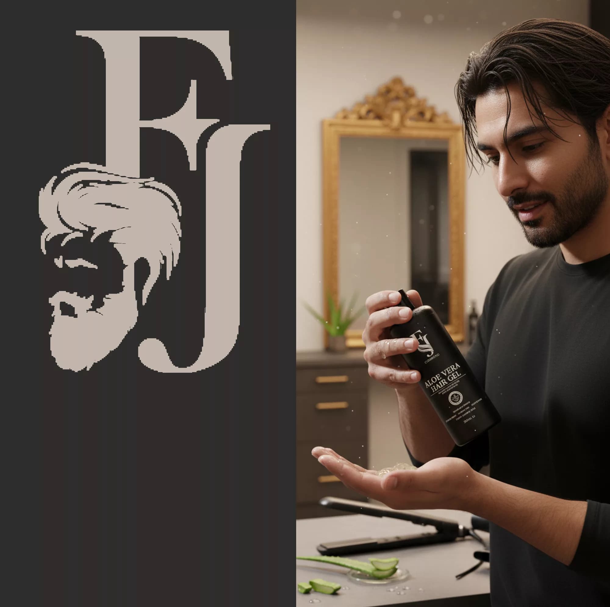 ژل حالت‌دهنده مو افجه مدل آلوئه ورا حجم 300 میلی لیتر مجموعه 4 عددی — تصویر ۴
