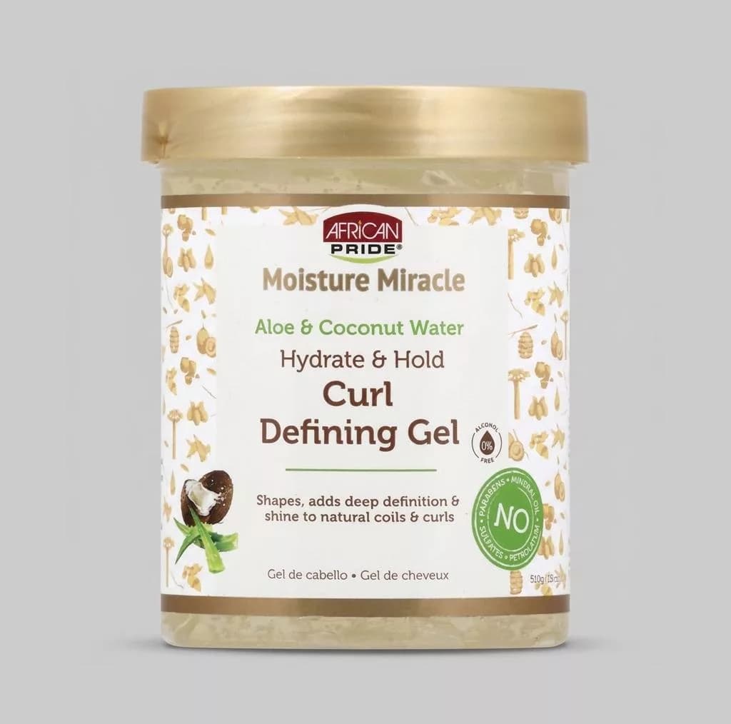 ژل حالت‌دهنده مو آفریکن پراید مدل Hydrate & Hold حجم 510 میلی‌لیتر