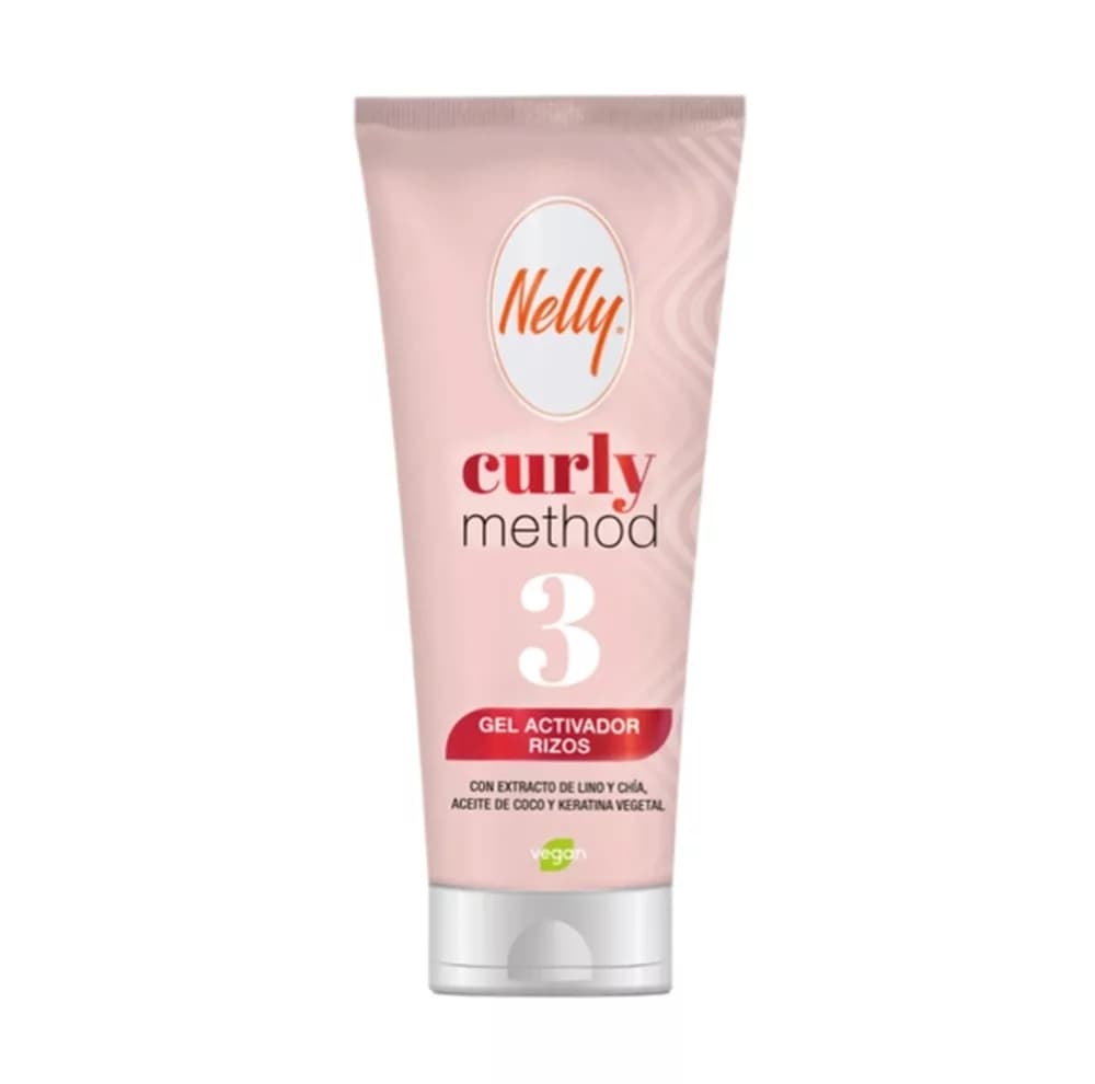ژل مو مرطوب حالت دهنده مو با قدرت نگهداری 3 نلی مدل Curly مناسب موهای مجعد و فر حجم 200 میلی لیتر