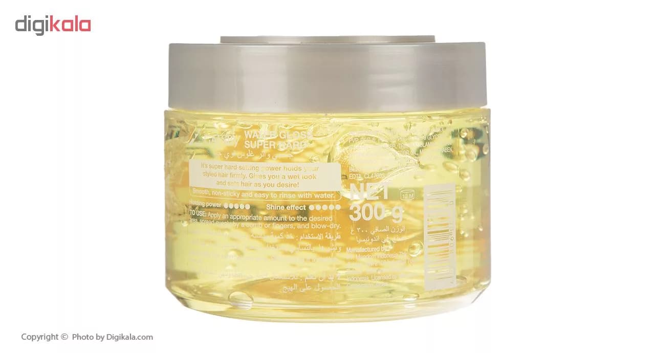 ژل مو سر گتسبی مدل Wg Yellow مقدار 300 گرم — تصویر ۳