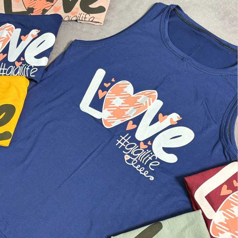 تاپ حلقه ای LOVE (پک 7 عددی) — تصویر ۲