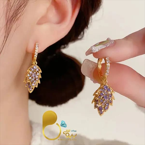 گوشواره برگ آیسو