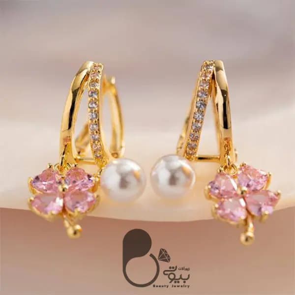 گوشواره شبدر وارداتی