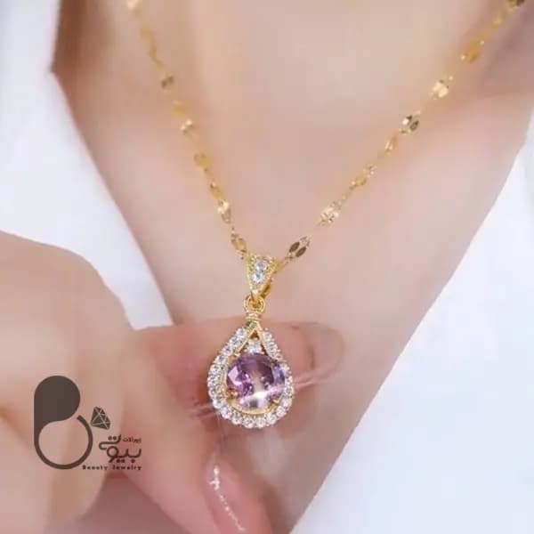 گردنبند زنانه استیل عشق آماتیس