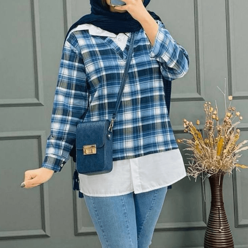 تونیک مانتویی وست ۲تیکه (پک 4 عددی)