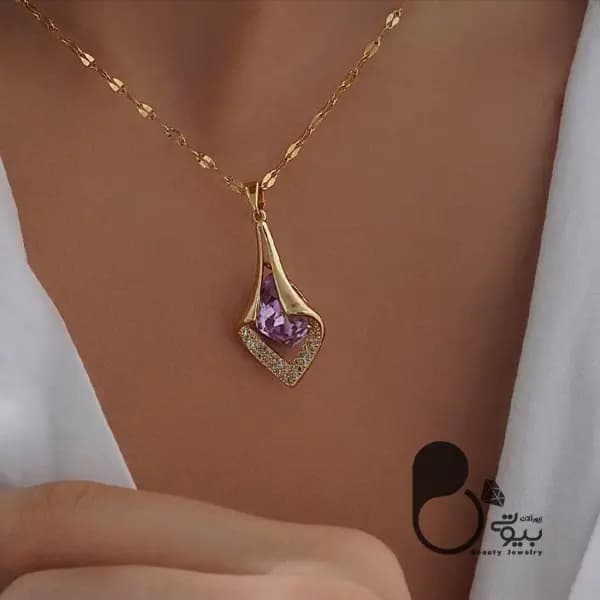 گردنبند قلب سوارسکی