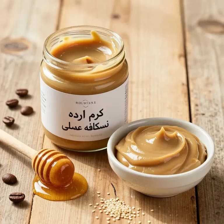 کرم ارده نسکافه عسلی