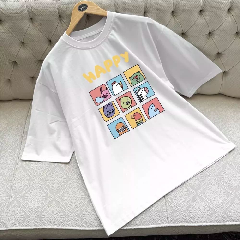 تیشرت طرح Happy Animals
