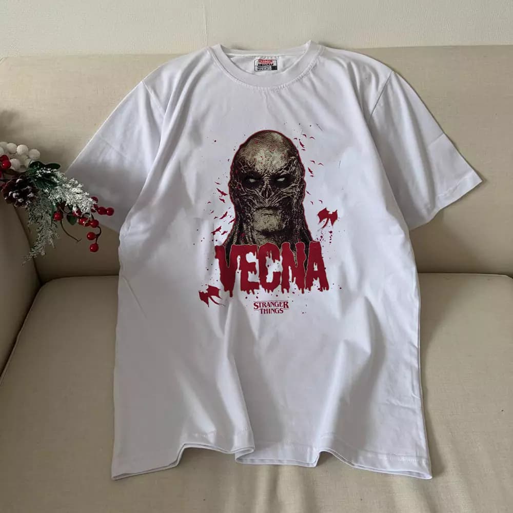 تیشرت نخ پنبه Stranger Things طرح VECNA