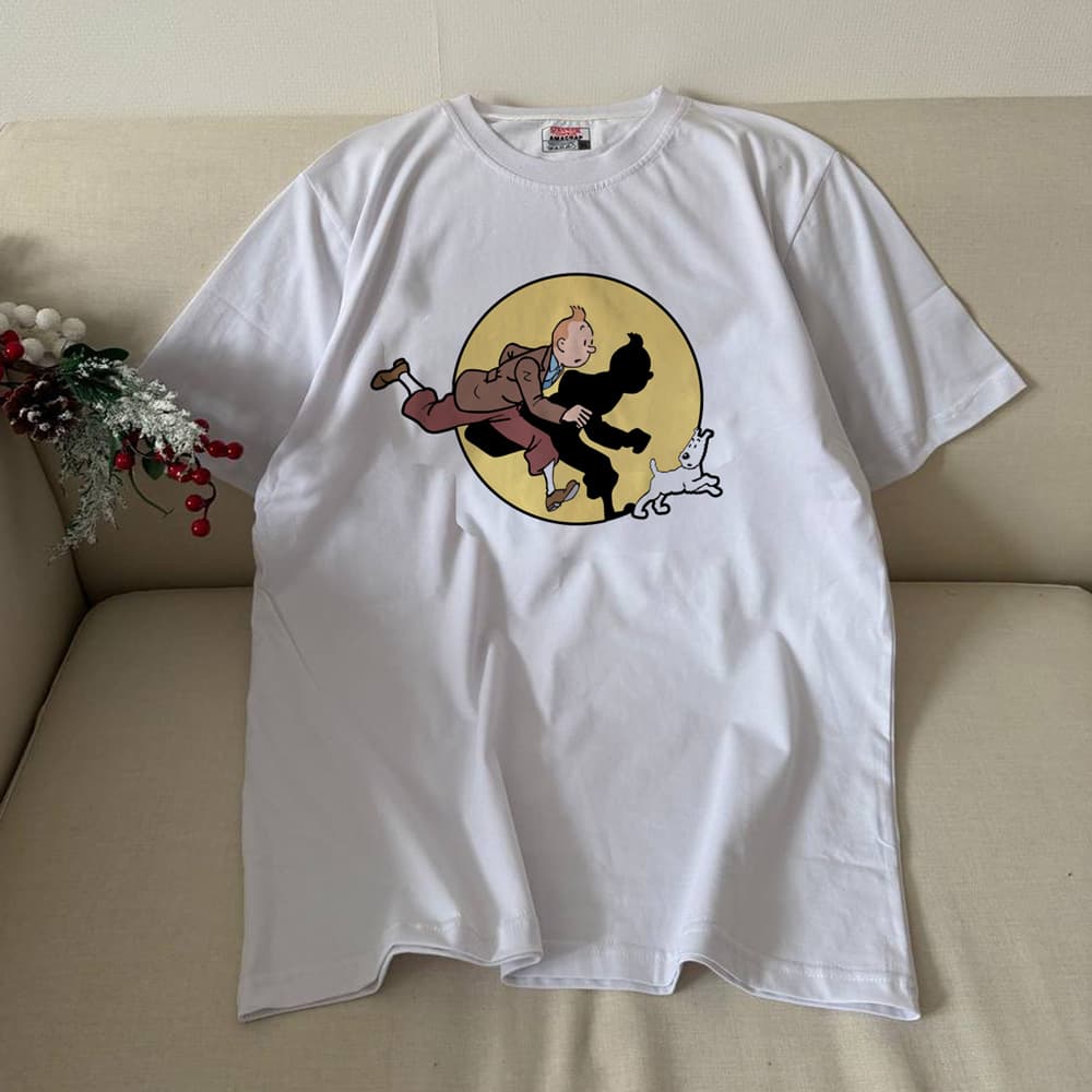 تیشرت طرح تن تن و میلو TinTin & Milo