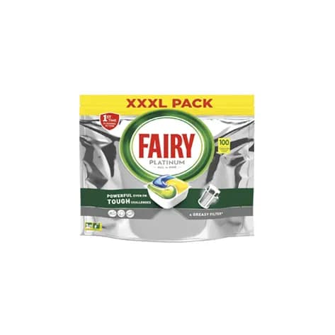 قرص ماشین ظرفشویی فیریFAiRY مدل Platinum All In One بسته(100 عددی) — تصویر ۲